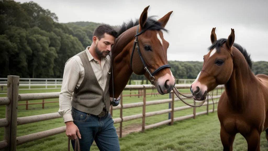 Mains posées avec légèreté sur des rênes souples, contact recherché avant l'appuyer en dressage amateur