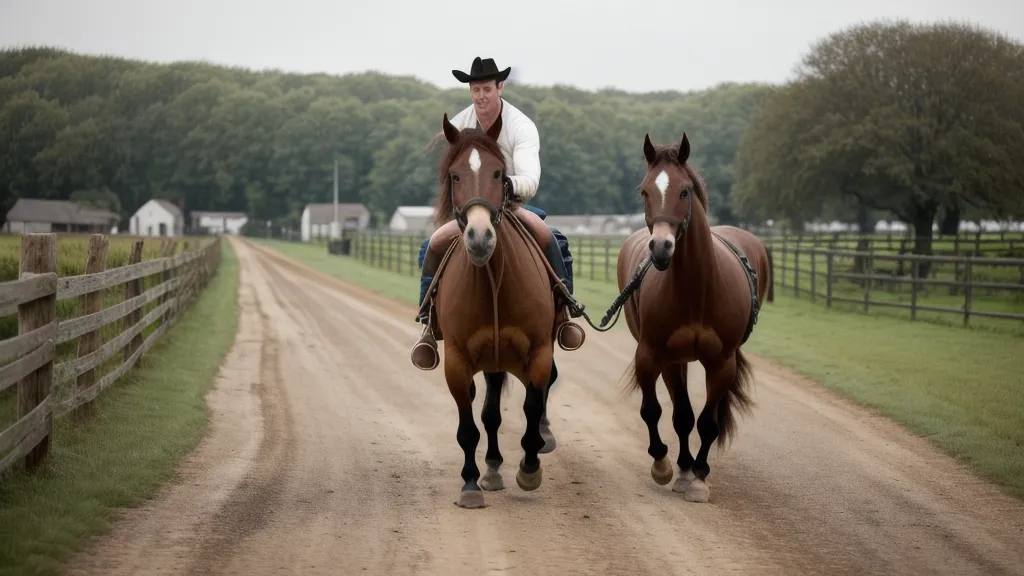 Jeune cheval détendu après un pansage adapté à sa sensibilité, encolure basse et calme