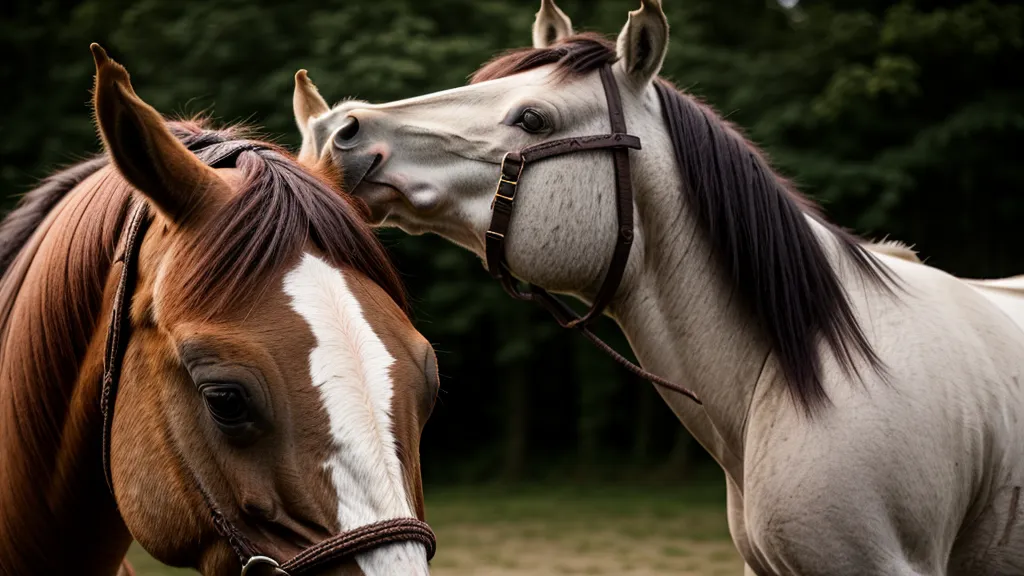 Séance de travail à pied et désensibilisation pendant le débourrage éthologique d'un jeune cheval calme