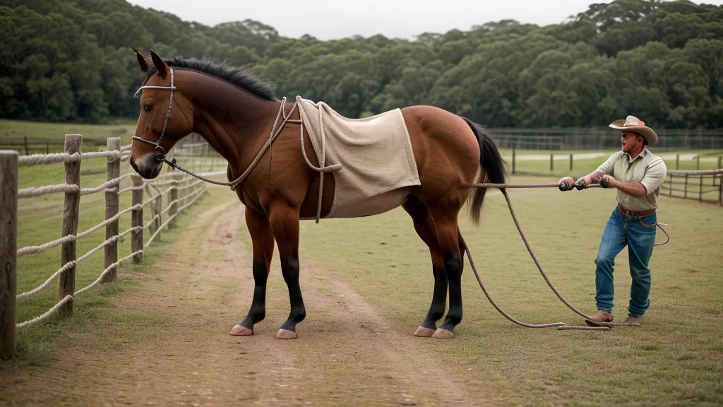 Gros plan sur les membres croisés d'un cheval de dressage amateur pendant un exercice d'appuyer et de travail latéral.