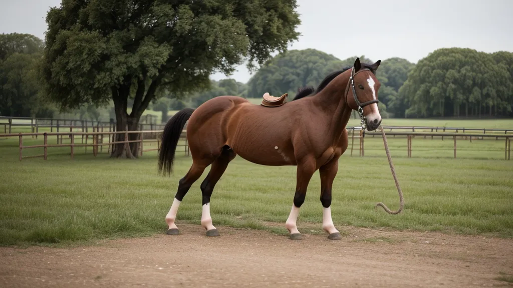 Débourrage et première sortie en extérieur d'un jeune cheval près de Caen