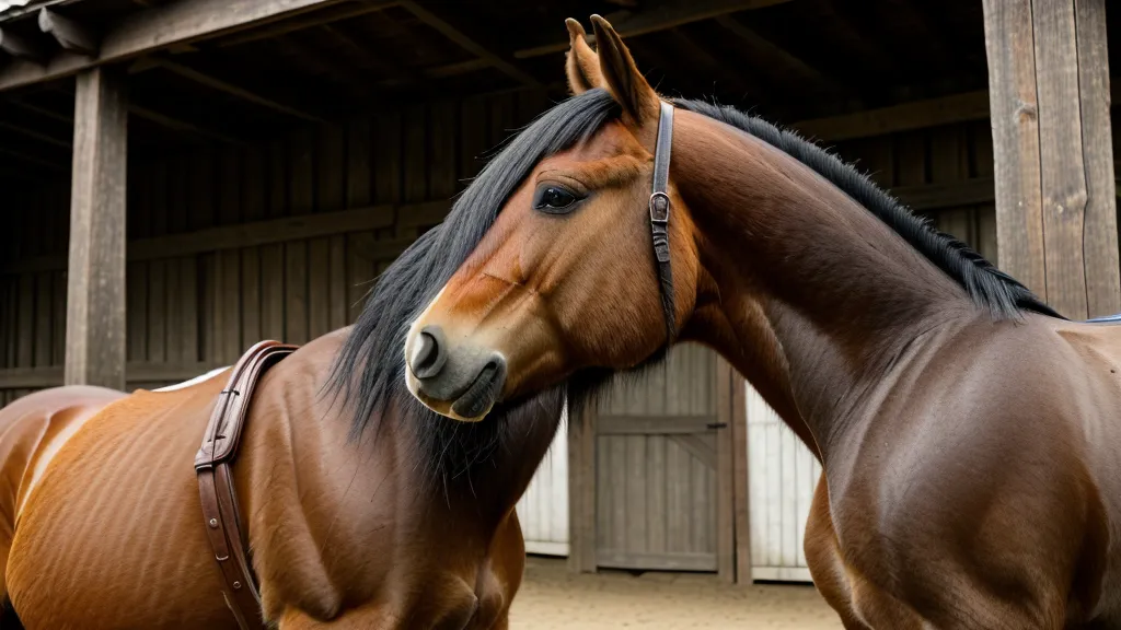 Application douce d'un soin protecteur sur le passage de sangle du cheval
