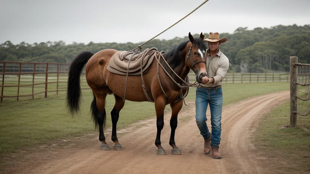 Mains du cavalier tenant les rênes avec souplesse pour diriger le jeune cheval
